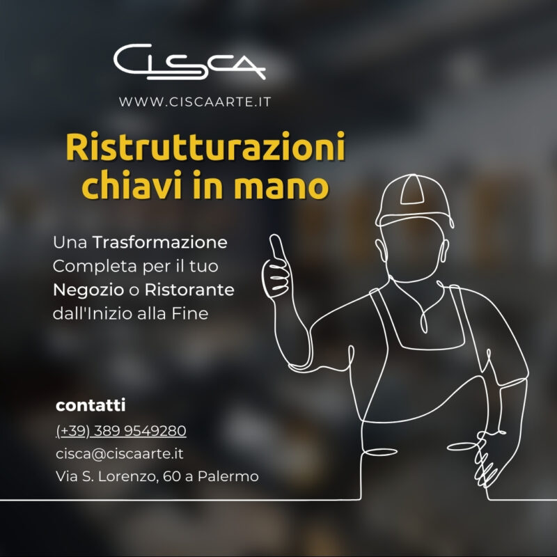 Ristrutturazione negozio chiavi in mano a palermo
