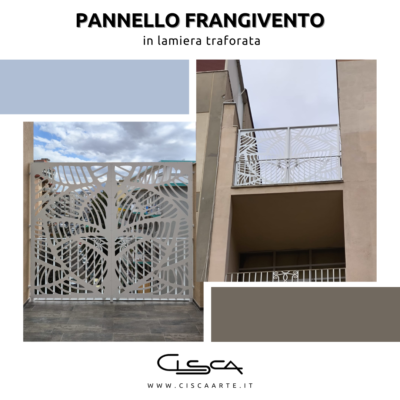 Pannello Frangi Vento in Lamiera Traforata