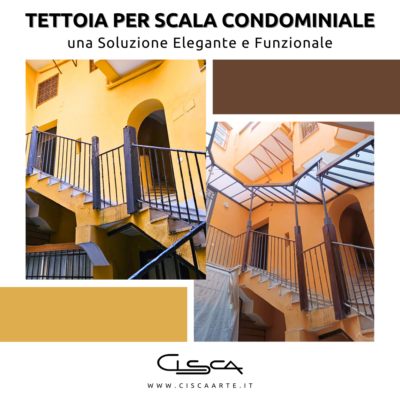 tettoia scala condominiale