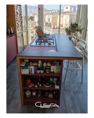 Rivestimento Corten Cucina